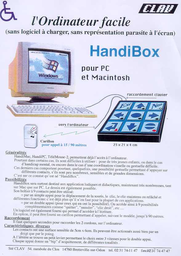 Commande simplifie HandiBox